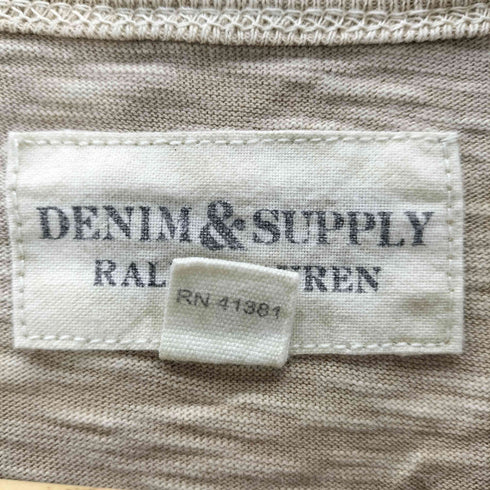 デニムアンドサプライ ラルフローレン DENIM & SUPPLY RALPH LAUREN S/S インディアンプリントTシャツ メンズ JPN:XS