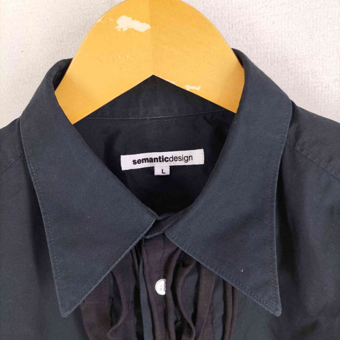 semantic design 長袖フリルシャツ メンズ JPN:L