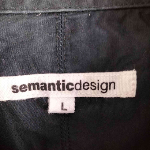 semantic design 長袖フリルシャツ メンズ JPN:L