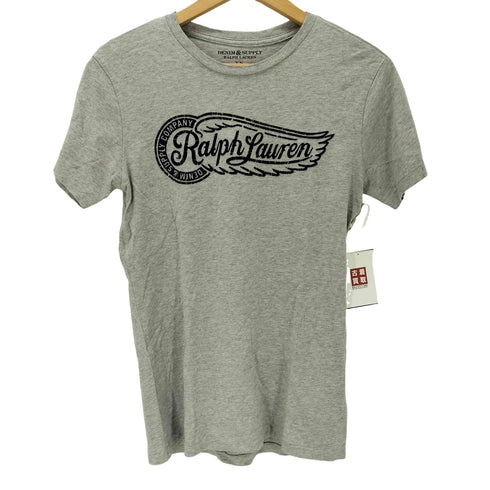 デニムアンドサプライ ラルフローレン DENIM & SUPPLY RALPH LAUREN S/S フロッキープリントTシャツ メンズ JPN:XS