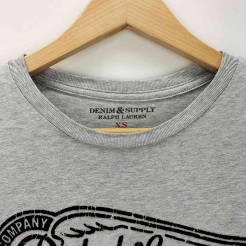 デニムアンドサプライ ラルフローレン DENIM & SUPPLY RALPH LAUREN S/S フロッキープリントTシャツ メンズ JPN:XS