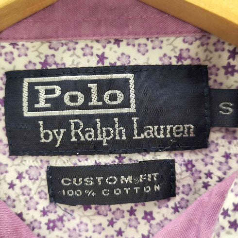 ポロバイラルフローレン Polo by RALPH LAUREN S/S スモールポニー刺繍花柄シャツ レディース JPN:S