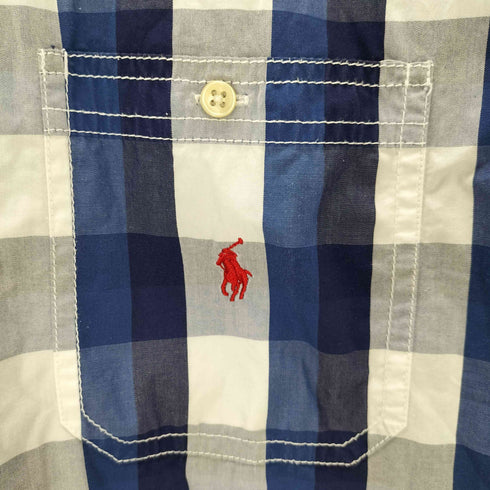 ポロバイラルフローレン Polo by RALPH LAUREN S/S スモールポニー刺繍チェック柄シャツ レディース JPN:S
