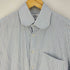 コムデギャルソンシャツ COMME des GARCONS SHIRT フランス製 丸襟 ラウンドカラー ストライプシャツ メンズ JPN:S