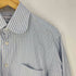 コムデギャルソンシャツ COMME des GARCONS SHIRT フランス製 丸襟 ラウンドカラー ストライプシャツ メンズ JPN:S