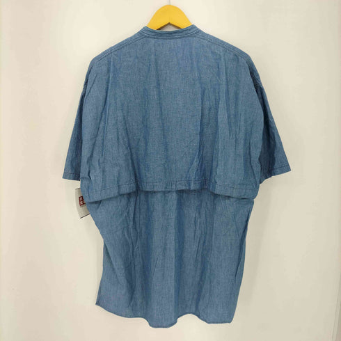 ナナミカ nanamica Big Band Collar Wind H/S Shirt メンズ JPN:M