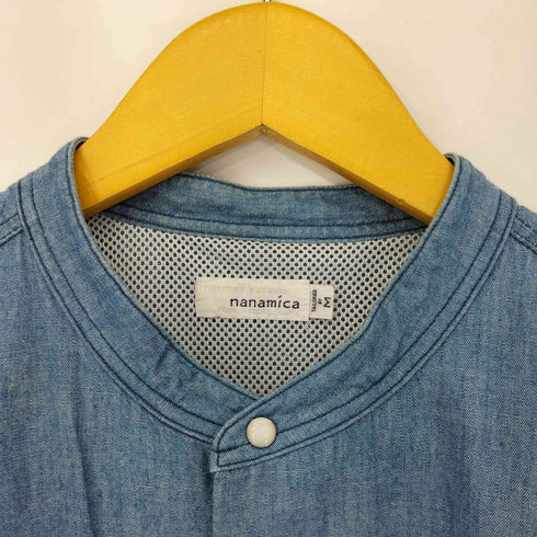 ナナミカ nanamica Big Band Collar Wind H/S Shirt メンズ JPN:M