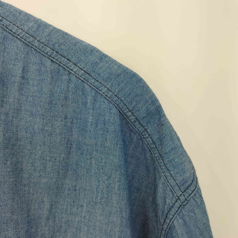 ナナミカ nanamica Big Band Collar Wind H/S Shirt メンズ JPN:M