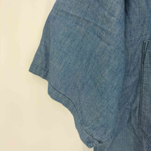 ナナミカ nanamica Big Band Collar Wind H/S Shirt メンズ JPN:M
