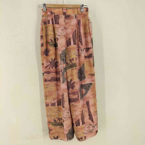 総柄 ワイドパンツ レディース JPN:L