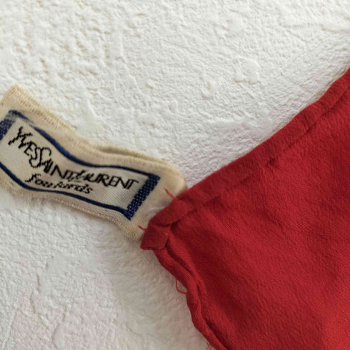 イヴサンローラン Yves Saint Laurent シルクスカーフ レディース