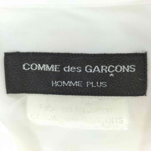 コムデギャルソンオムプリュス COMME des GARCONS HOMME PLUS AD2002 水牛製ビッグボタンシャツ メンズ