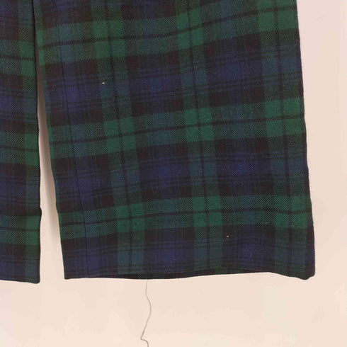 エルエルビーン L.L.Bean 70S~80S ブラックウォッチ ウールスラックスパンツ メンズ
