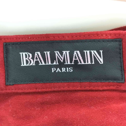 バルマン BALMAIN ポケット ジップデザインスキニーパンツ コーデユロイ メンズ 29