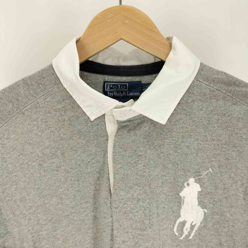 ポロバイラルフローレン Polo by RALPH LAUREN CUSTOM FIT ビッグポニー 刺繍 ベンチレーションホール ラガー シャツ メンズ import:L