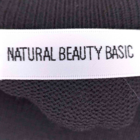 ナチュラルビューティーベーシック NATURAL BEAUTY BASIC ニットワンピース レディース JPN:M