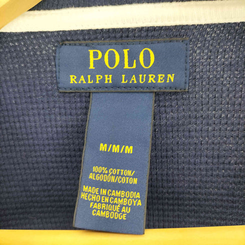 ポロラルフローレン POLO RALPH LAUREN ポニー 刺繍 サーマル カットソー メンズ import:M