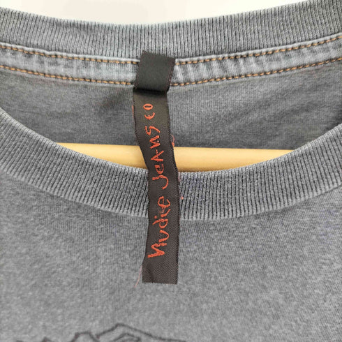ヌーディージーンズ Nudie Jeans NAKED TRUTH EYES プリント 製品染 S/S Tシャツ メンズ import:M