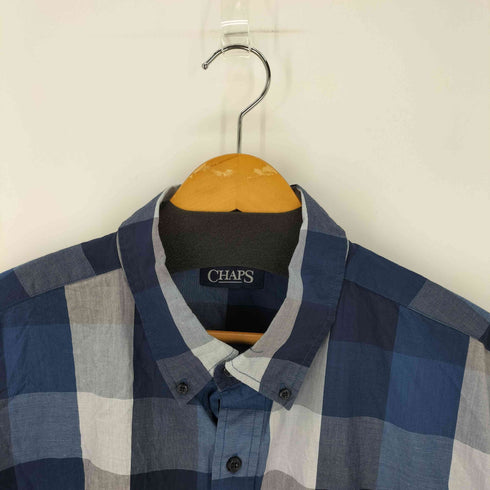 チャップス CHAPS 00S L/S ワンポケットチェックシャツ メンズ import:XXL