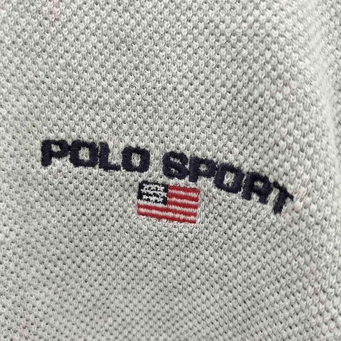 ポロスポーツラルフローレン POLO SPORT RALPH LAUREN L/S ロゴ刺繍ヘンリーネックTシャツ メンズ JPN:S