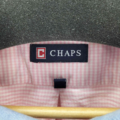 チャップス CHAPS L/S ワンポケットギンガムチェックシャツ メンズ import:XXL