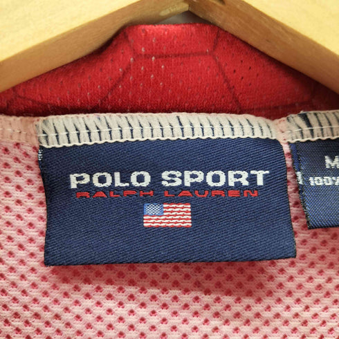 ポロスポーツラルフローレン POLO SPORT RALPH LAUREN USA製 フロントロゴサイクリングシャツ メンズ JPN:M