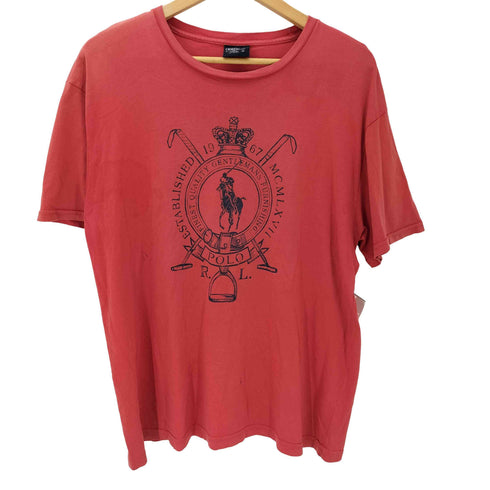 ポロバイラルフローレン Polo by RALPH LAUREN S/S フロントプリントTシャツ メンズ JPN:M