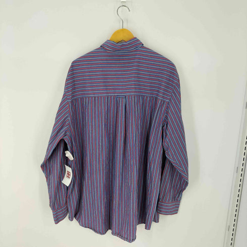 チャップス CHAPS 00S L/S ワンポケット ストライプシャツ ロゴ メンズ import:XXL