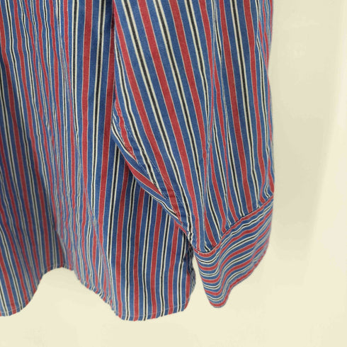 チャップス CHAPS 00S L/S ワンポケット ストライプシャツ ロゴ メンズ import:XXL
