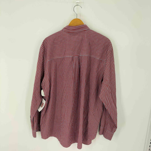 チャップス CHAPS 00S L/S ワンポケットギンガムチェックシャツ ワンポイント メンズ import:XXL