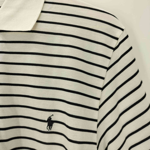 ポロゴルフラルフローレン POLO GOLF RALPH LAUREN S/S ボーダースモールポニー刺繍ポロシャツ メンズ JPN:S