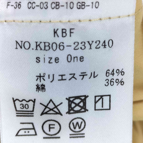 ケイビーエフ KBF バックリボン ボリューム ブラウス レディース ONE SIZE