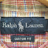 ラルフローレン RALPH LAUREN S/S CUSTOM FIT スモールポニー刺繍リネンチェック柄シャツ メンズ JPN:S