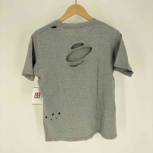 N NUMBER CRASH V-NECK TEE ダメージ加工 Vネック Tシャツ メンズ JPN:2