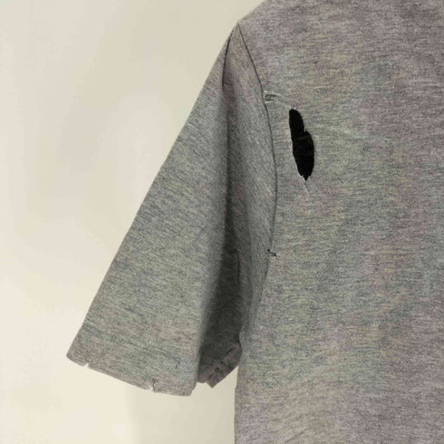 N NUMBER CRASH V-NECK TEE ダメージ加工 Vネック Tシャツ メンズ JPN:2