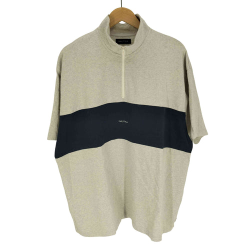 ノーティカ NAUTICA 23SS Panel Border Half Zip Tee メンズ import:XL