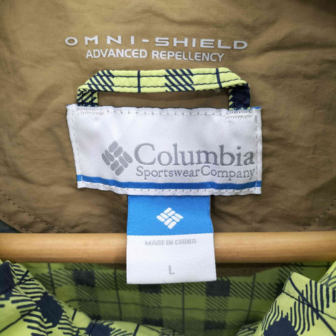 コロンビア Columbia OMNI SHIELD チェック マウンテンパーカー メンズ import:L