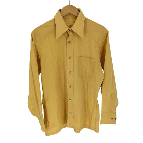 60-70S WPL1553 デカ襟 ポケット L/S シャツ メンズ 16 32/33