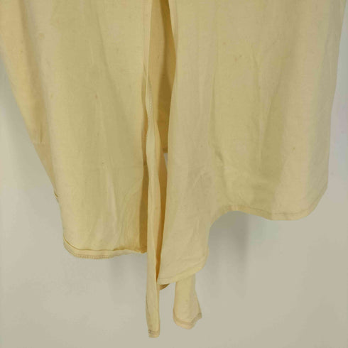 ヨウジヤマモト Yohji Yamamoto センタースリット タンクトップ ノースリーブ カットソー レディース JPN:M