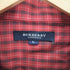 バーバリーロンドン BURBERRY LONDON ワンポイント 刺繍 チェック レギュラーカラー シャツ メンズ import:L