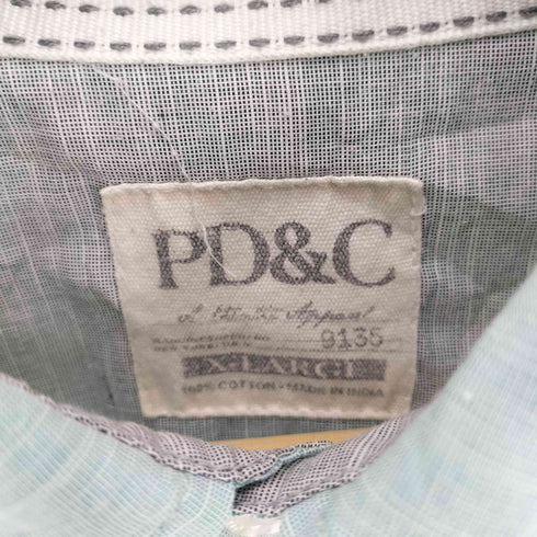 PD&C ポリコットン フラップポケット S/S シャツ メンズ import:XL