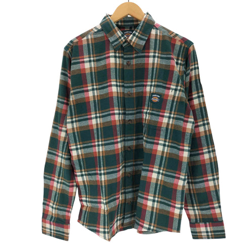 ディッキーズ Dickies Jameson Whiskey Flannel Shirt Green Plaid メンズ JPN:M