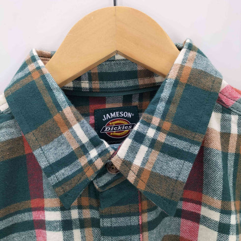 ディッキーズ Dickies Jameson Whiskey Flannel Shirt Green Plaid メンズ JPN:M