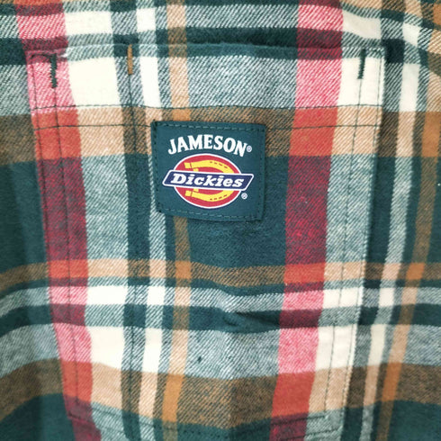 ディッキーズ Dickies Jameson Whiskey Flannel Shirt Green Plaid メンズ JPN:M