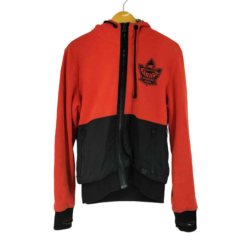 Roots CANADA 裏起毛 ジップアップパーカー メンズ import:S