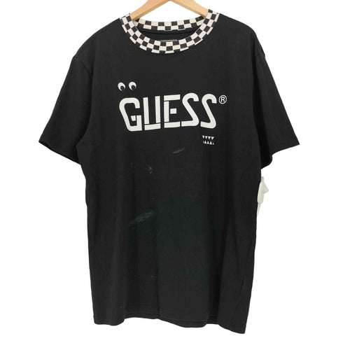 ゲス GUESS J BALVIN OVERSIZED CHECKERED LOGO TEE メンズ JPN:S
