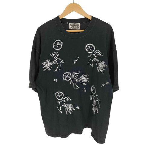 リコ RICO 地上絵 プリント S/S スウェット Tシャツ メンズ