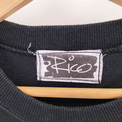 リコ RICO 地上絵 プリント S/S スウェット Tシャツ メンズ