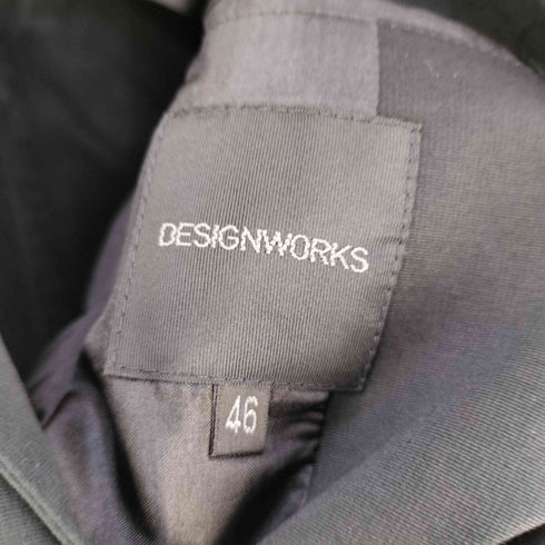 デザインワークス DESIGNWORKS リネン混 2B テーラードジャケット メンズ 46