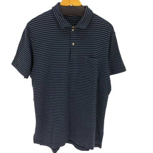 ポロラルフローレン POLO RALPH LAUREN ワンポケットボーダーポロシャツ メンズ import:L